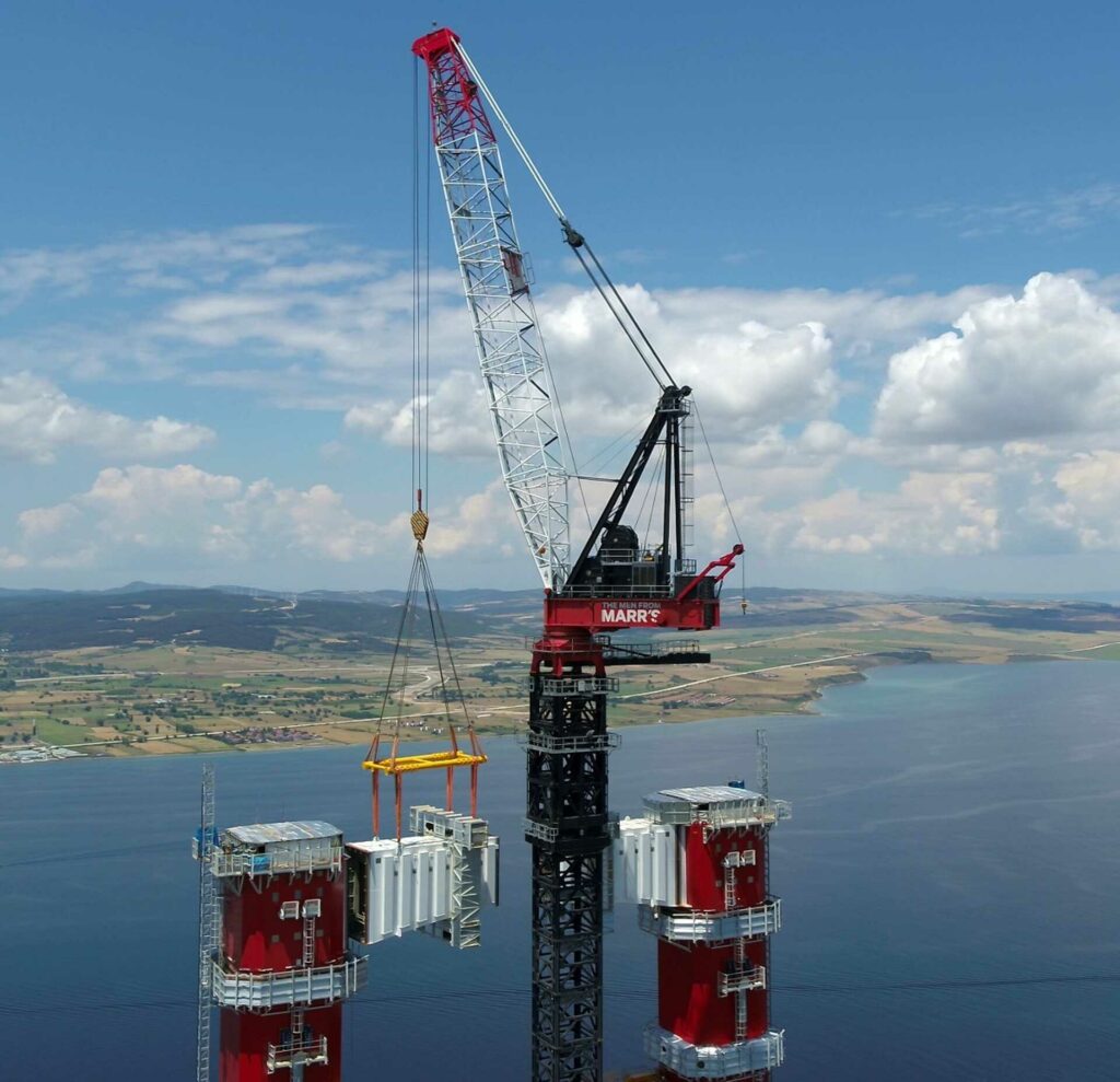 1915ÇANAKKALE BRIDGE Crane - MARR Project