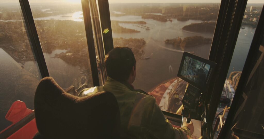 Marr Crane Operator. Credit James D Morgan, Getty Australia