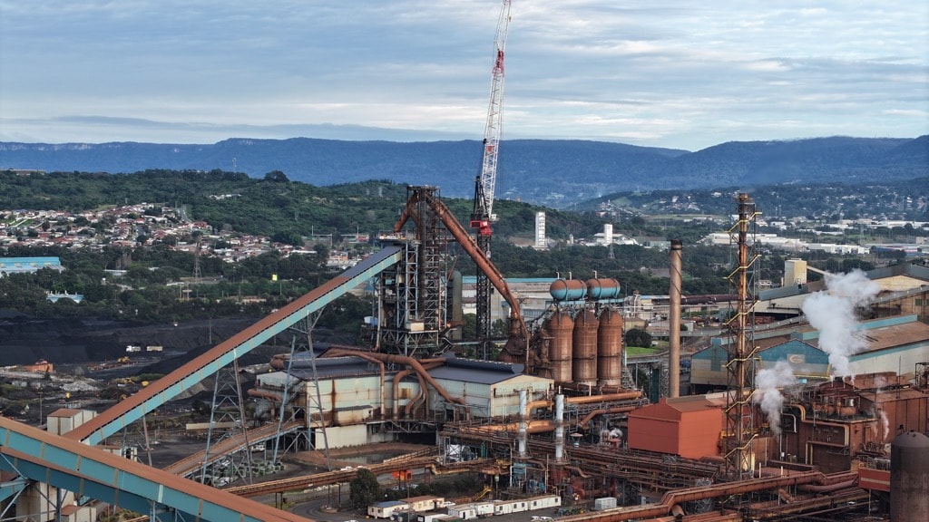 Marr M2480D on Bluescope No6 BF Reline project_Port Kembla Steelworks